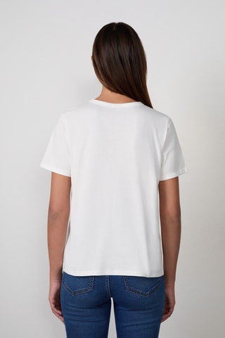 T-shirt Craty Retreat - Blanc