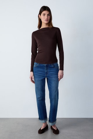 T-shirt Marche aux Fleurs - Marron