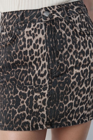 Jupe droite Boulevard Beaumarchais - Noir et écru