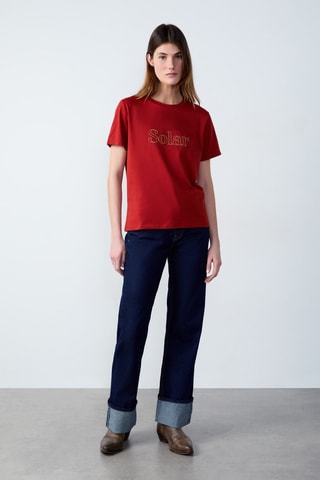 T-shirt Afternoon Light - Rouge