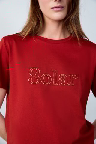 T-shirt Afternoon Light - Rouge