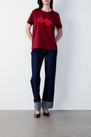 T-shirt Cowboy - Bordeaux