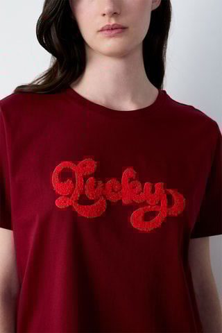 T-shirt Cowboy - Bordeaux