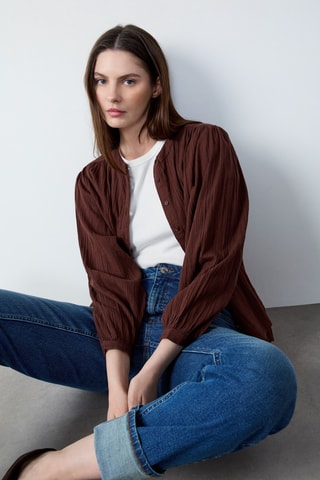 Chemisier Boulevard Beaumarchais - Marron