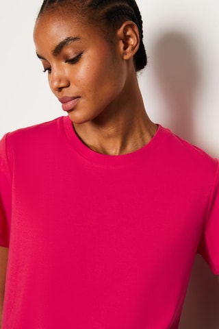 T-shirt Abstract Poetry - Fuchsia