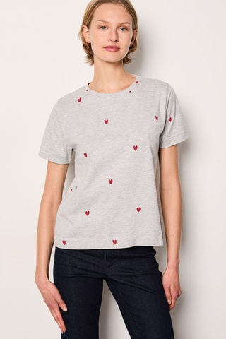 T-shirt Essentiel - Gris clair chiné