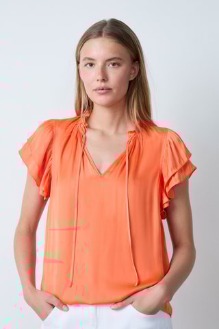 Blouse Vintage St Tropez - Orange