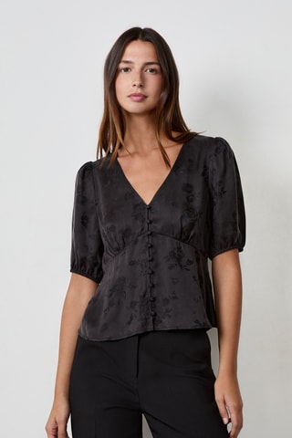 Blouse French Girl Era - Noir