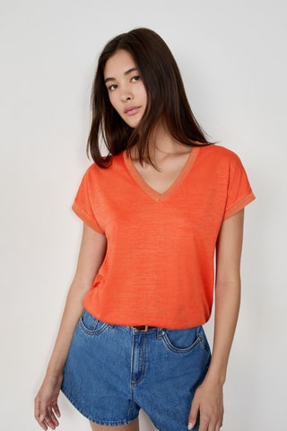 T-shirt Coastal Cowgirl - Orange