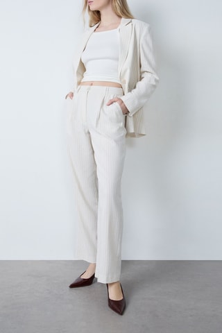 Pantalon Afternoon Light - Ecru et blanc
