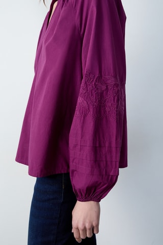 Blouse Marche Aux Fleurs - Violet