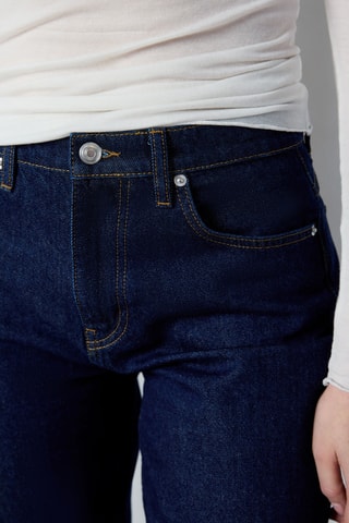 Jean taille haute RDV Au Studio - Bleu marine