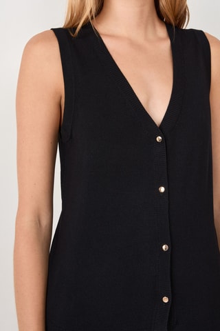 Gilet sans manches Essentiel - Noir
