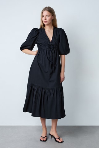 Robe longue Vintage St Tropez - Noir