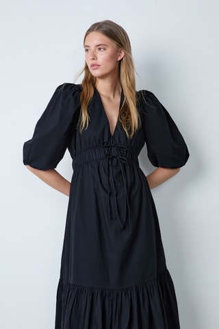 Robe longue Vintage St Tropez - Noir