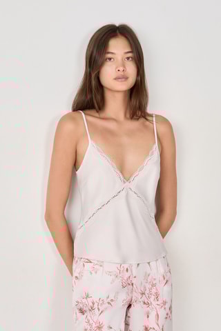 Caraco Cool Romantique - Blanc