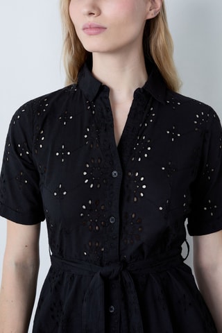 Robe chemise Essentiel - Noir