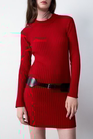 Robe pull Galerie Montpensier - Rouge