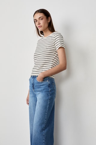 T-shirt Vintage St Tropez - Blanc