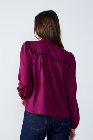 Blouse Capsule Broderie - Bordeaux