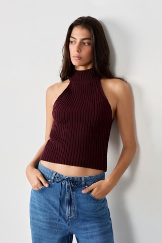 Top sans manches Vintage St Tropez - Bordeaux