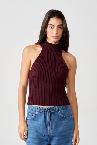 Top sans manches Vintage St Tropez - Bordeaux