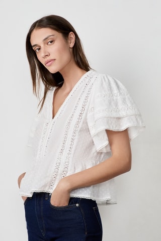 Top Afternoon Light - Blanc