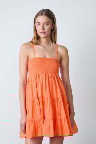 Robe patineuse Vintage St Tropez - Orange