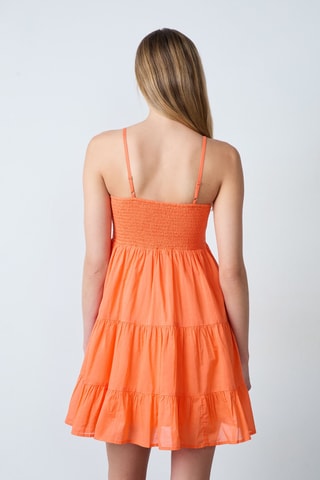 Robe patineuse Vintage St Tropez - Orange
