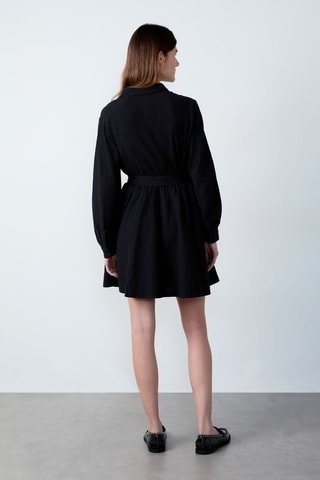 Robe chemise Essentiel - Noir