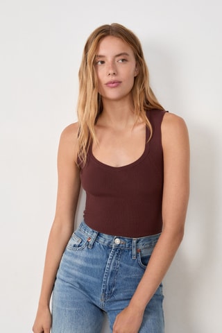 Top Timeless - Marron