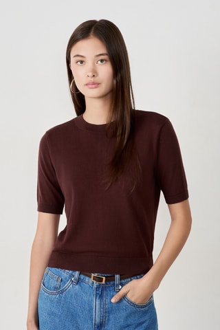 T-shirt Timeless Summer - Marron
