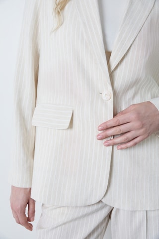 Veste Afetrnoon Light - Ecru et blanc