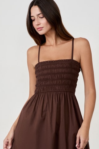 Robe midi Timeless Summer - Marron