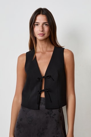 Gilet sans manches French Girl Era - Noir