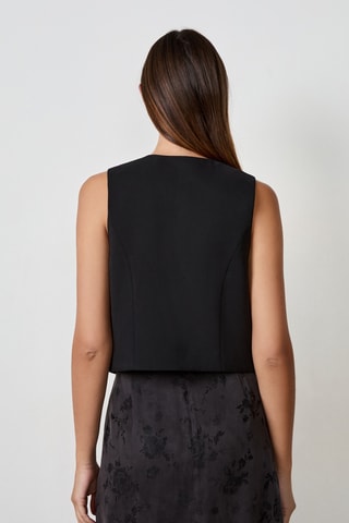 Gilet sans manches French Girl Era - Noir