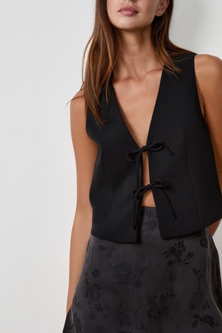 Gilet sans manches French Girl Era - Noir