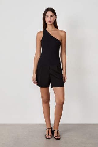 Top asymétrique Timeless Summer - Noir