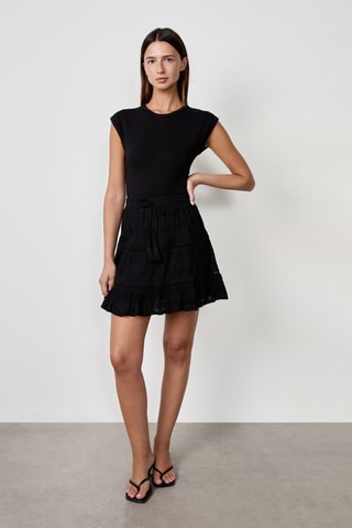 Jupe patineuse Coastal Cowgirl - Noir