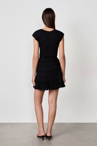 Jupe patineuse Coastal Cowgirl - Noir