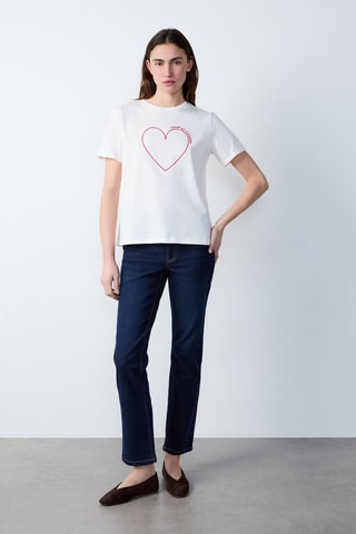 T-shirt Boulevard Beaumarchais - Blanc