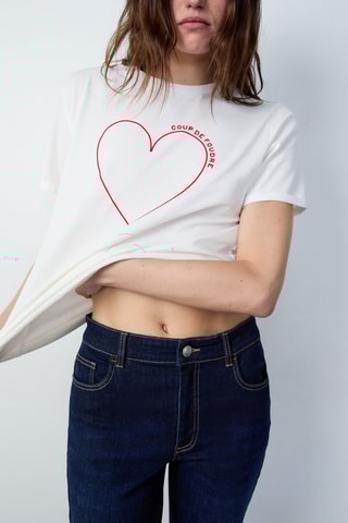 T-shirt Boulevard Beaumarchais - Blanc