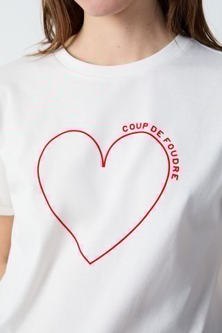 T-shirt Boulevard Beaumarchais - Blanc