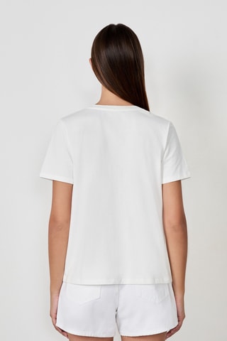 T-shirt Craty Retreat - Blanc