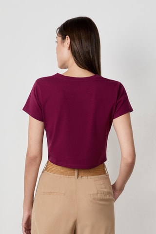 Crop top Vintage St Tropez - Bordeaux