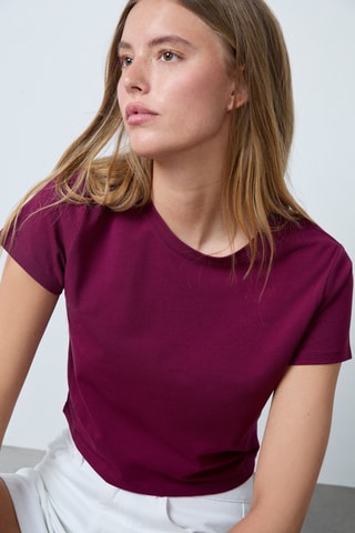 Crop top Vintage St Tropez - Bordeaux