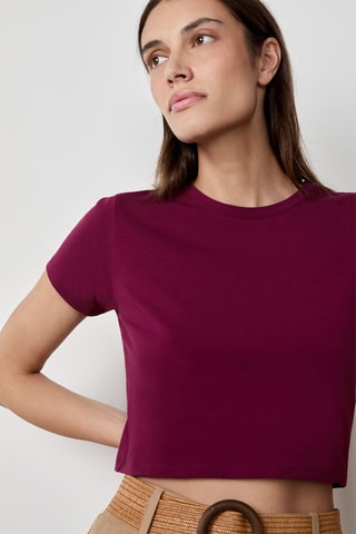 Crop top Vintage St Tropez - Bordeaux