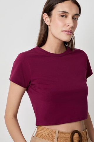 Crop top Vintage St Tropez - Bordeaux