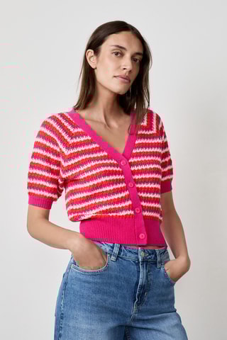 Gilet Vintage St Tropez - Fuchsia