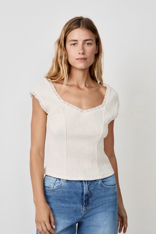 Top Coastal Cowgirl - Blanc